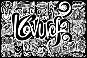 Love Yourz tattoo idea