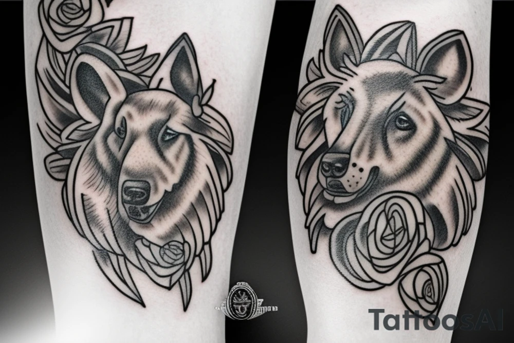 Shepherd tattoo idea