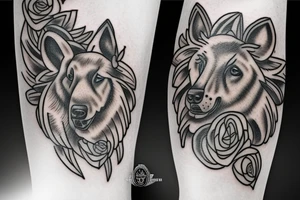 Shepherd tattoo idea