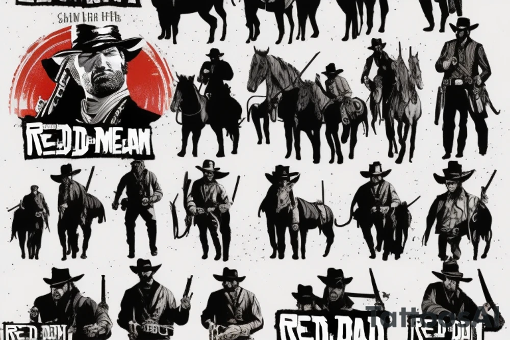 Red dead redemption 2 tattoo idea
