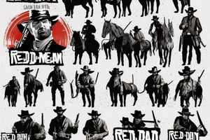 Red dead redemption 2 tattoo idea