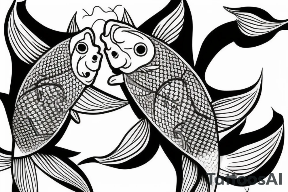 Two Koi fish swimming down my arm.
almost as they are swimming around each other in a dance.
flowers around them
realistic tattoo idea