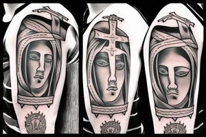 Jesus on the cross tattoo idea