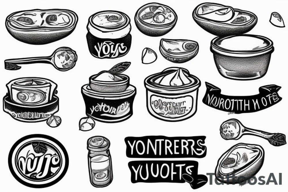 Yoghurts are not yachts tattoo idea