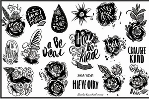 Have courage and be kind tattoo idea