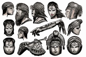 Gladiator in the colosseum tattoo idea