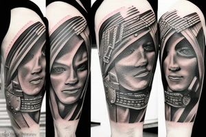 Gladiator in the colosseum tattoo idea