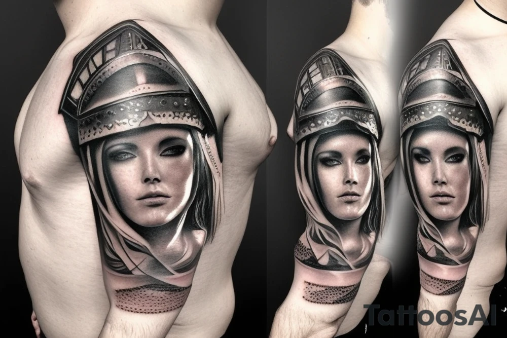 Gladiator in rome tattoo idea