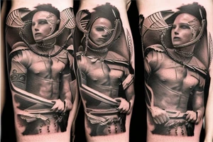 Gladiator in rome tattoo idea
