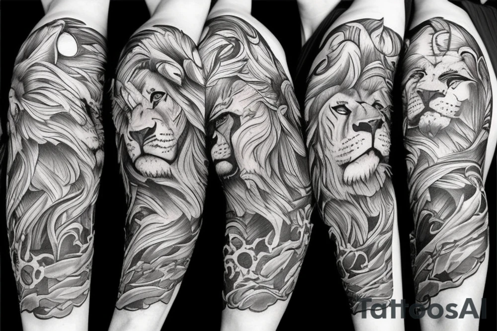 Lion Roar tattoo idea