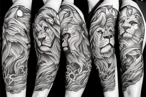 Lion Roar tattoo idea