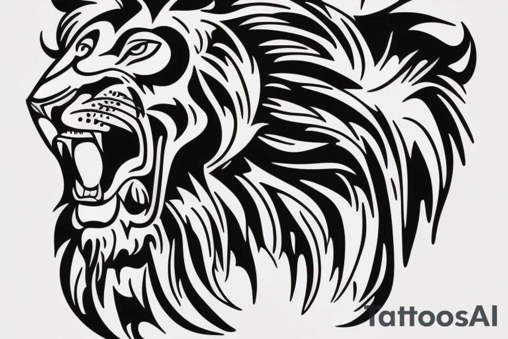 Lion Roar forearm tattoo idea