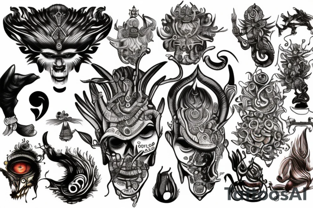 shiva forearm tattoo idea
