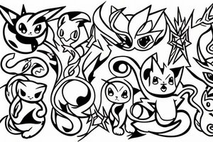 Mew pokemon tattoo idea