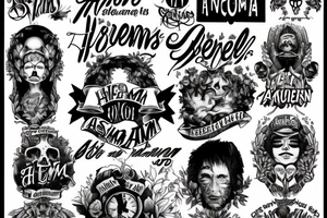 one hell of an amen lyrics tattoo idea