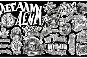 one hell of an amen lyrics tattoo idea