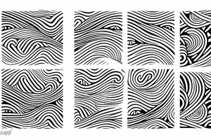 ocean wave, rice, tree tattoo idea
