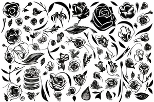 Élégant fineline tattoo tattoo idea