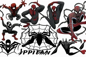 Spiderman logo tattoo idea