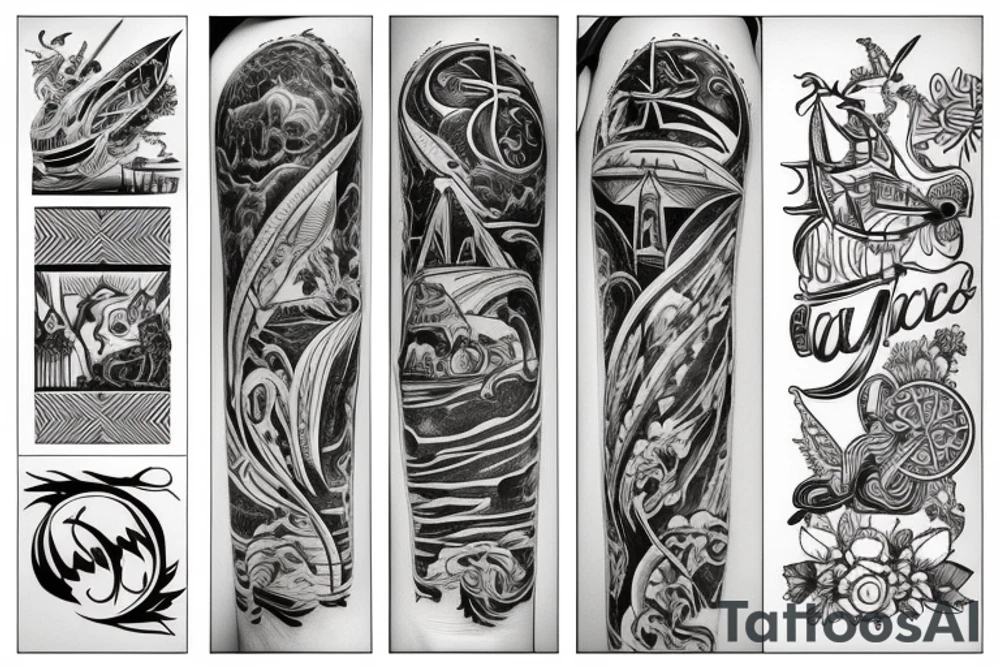 Journey plane tattoo idea