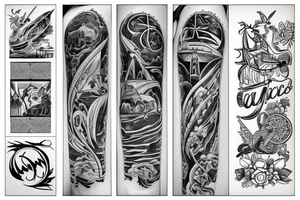 Journey plane tattoo idea
