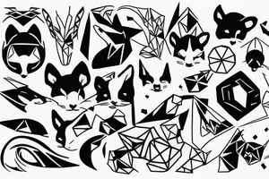 sable, marten tattoo idea