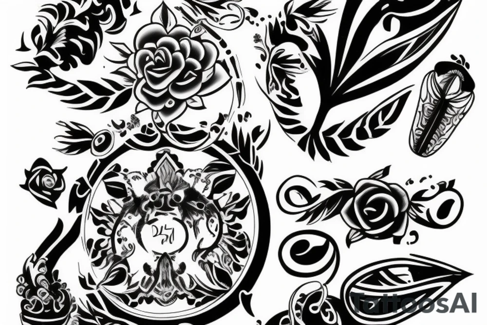 Date tattoo tattoo idea