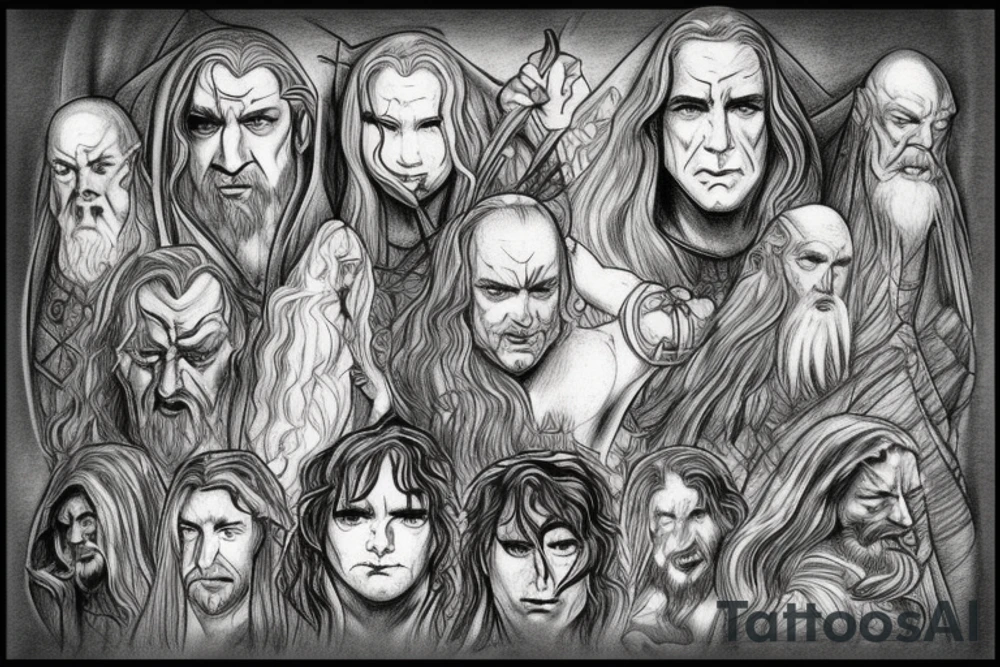 lord of the rings tattoo idea
