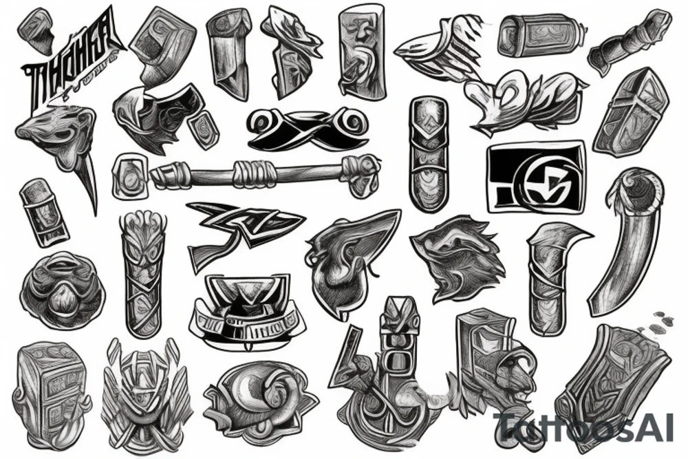 Thor's hammer tattoo idea