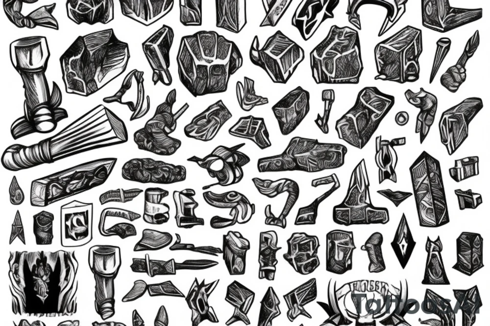 Thor's hammer tattoo idea