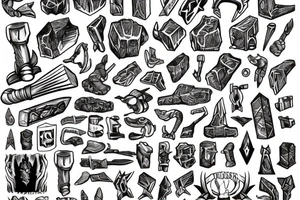 Thor's hammer tattoo idea