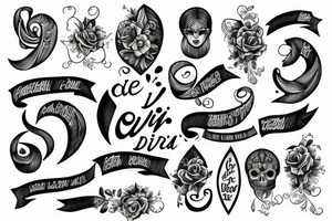 the words "prenditi cura di te" tattoo idea