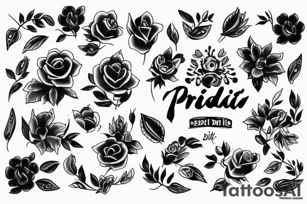 the words "prenditi cura di te" tattoo idea