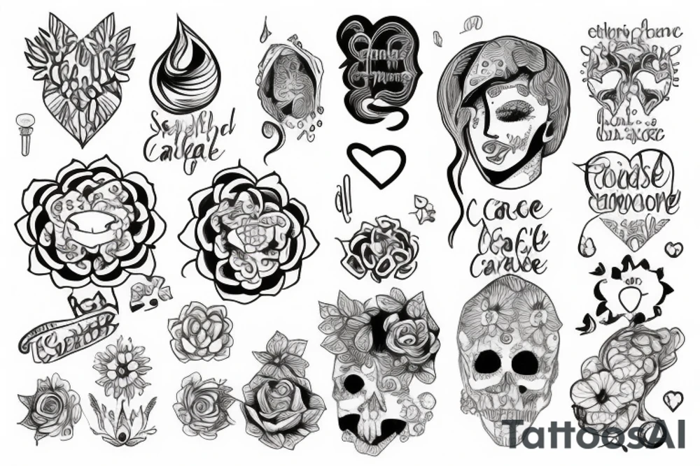 a tattoo about self care tattoo idea