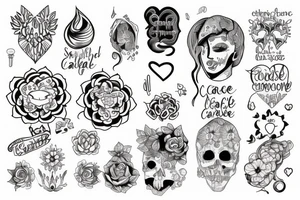 a tattoo about self care tattoo idea