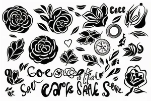 a tattoo about self care tattoo idea