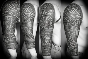 Scandinavian runes tattoo idea