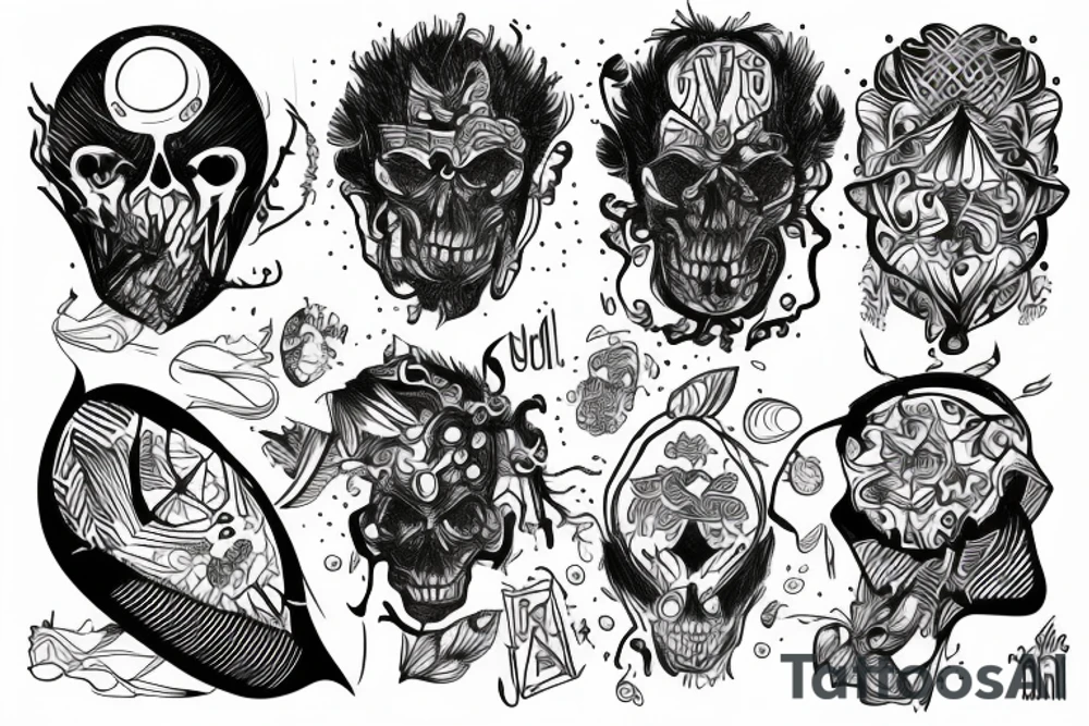 agu and strika tattoo idea