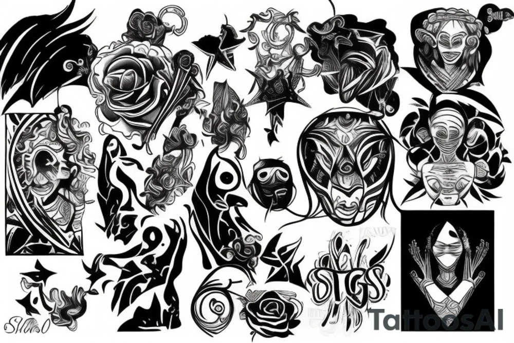 agu and strika tattoo idea