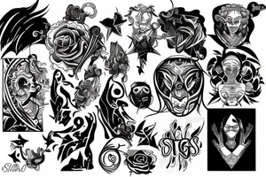 agu and strika tattoo idea