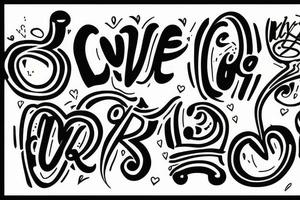 Text saying "I Love Josh" tattoo idea