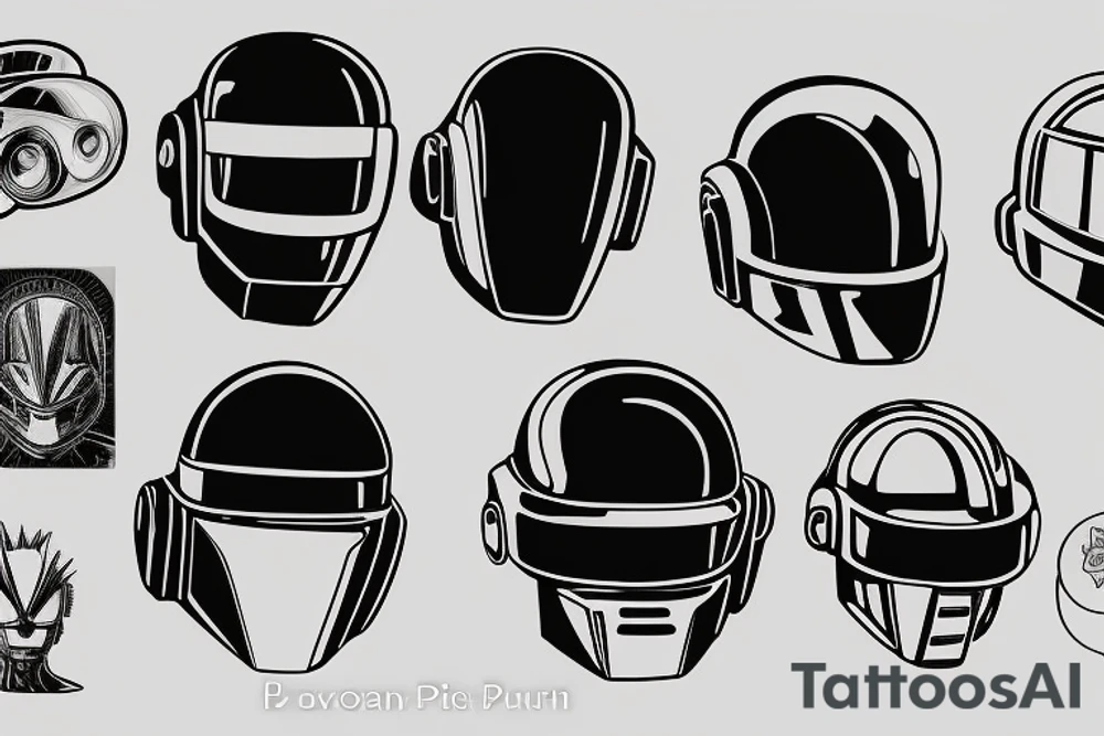 daft punk tattoo idea