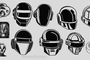 daft punk tattoo idea