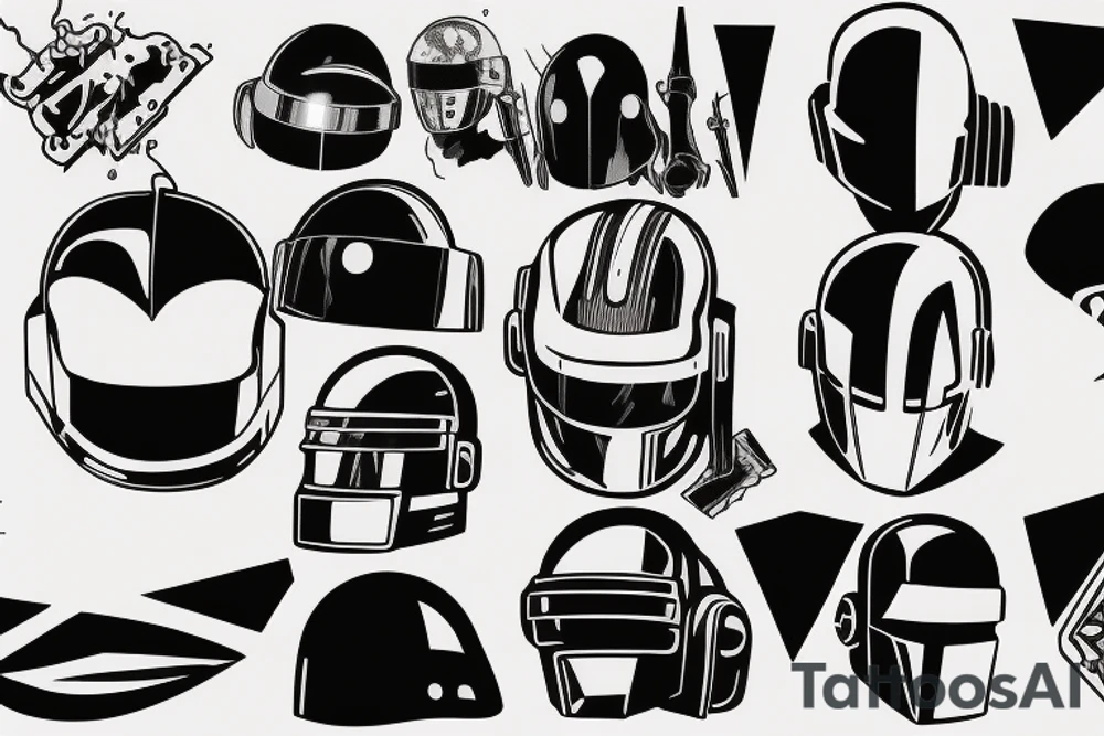 daft punk tattoo idea