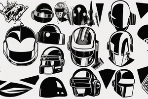 daft punk tattoo idea
