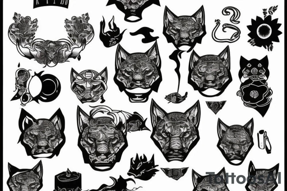 Paper tiger tattoo idea