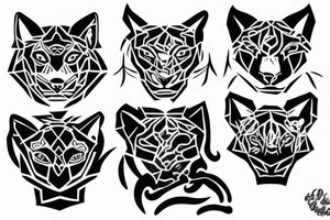 Paper tiger tattoo idea