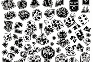 Red dice tattoo idea