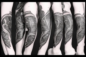 Plate armor tattoo idea