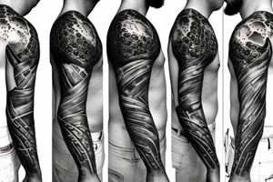 armor shoulder tattoo idea